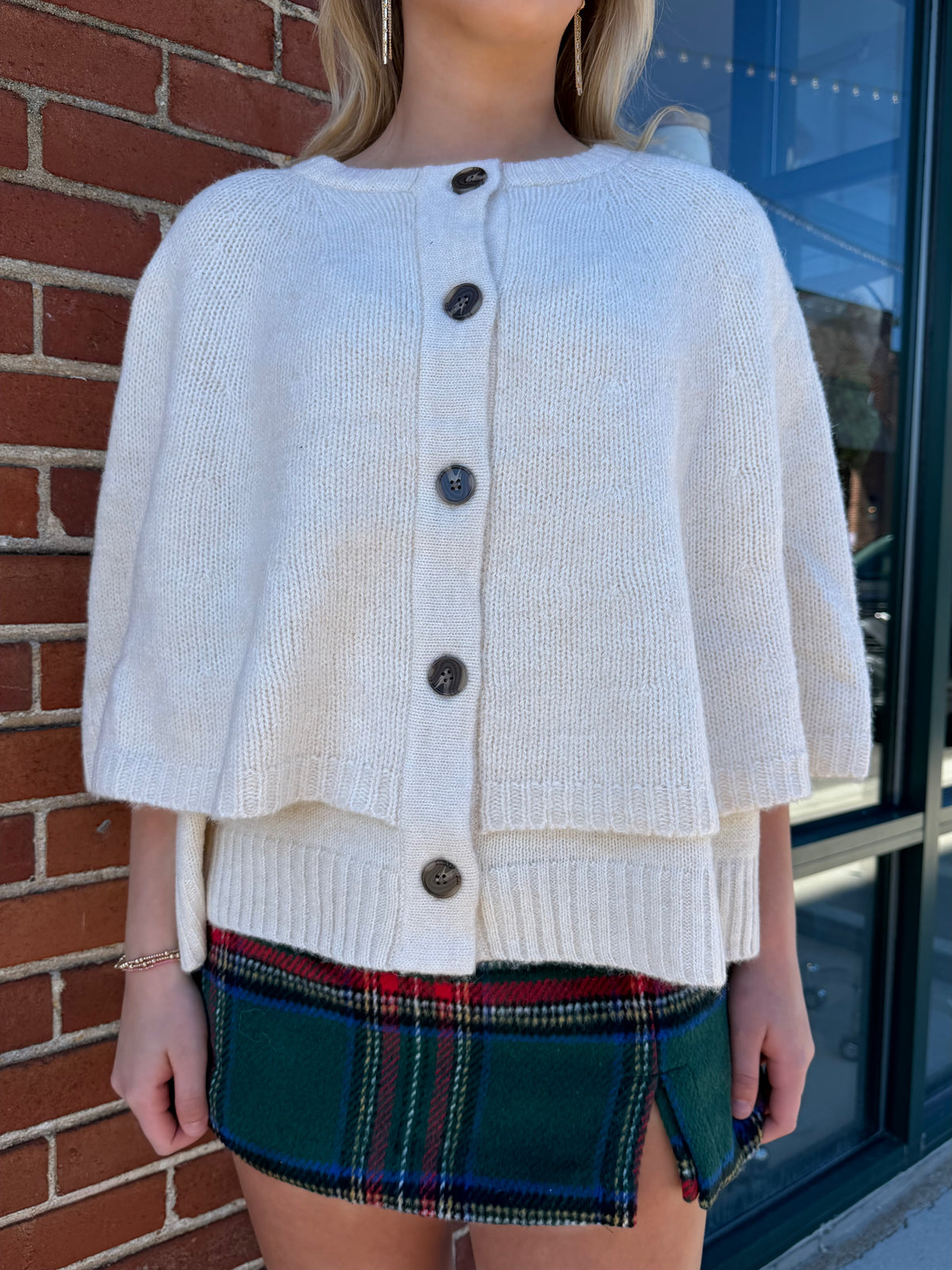 Paisley Plaid Skort