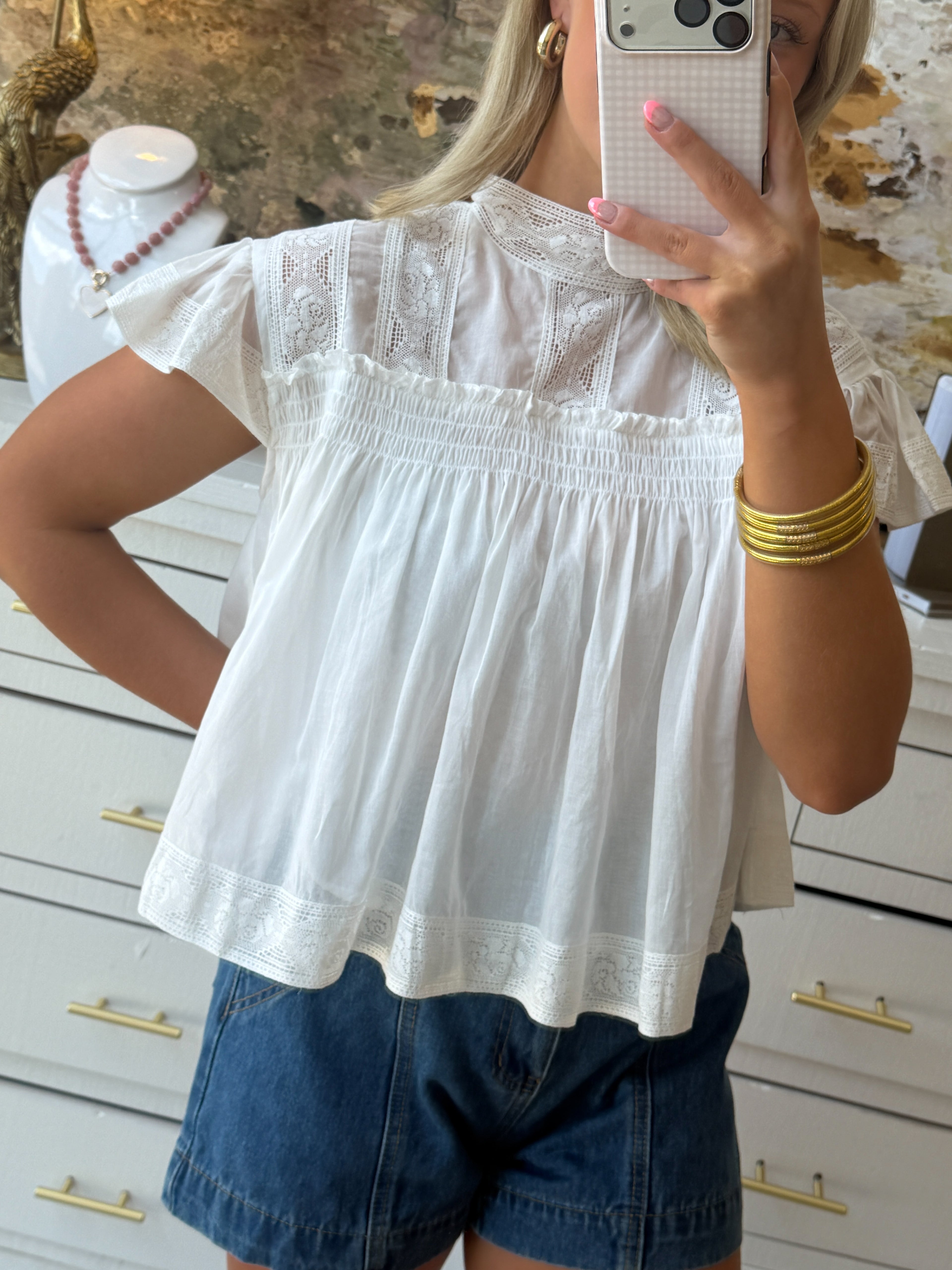 Breezy White Top
