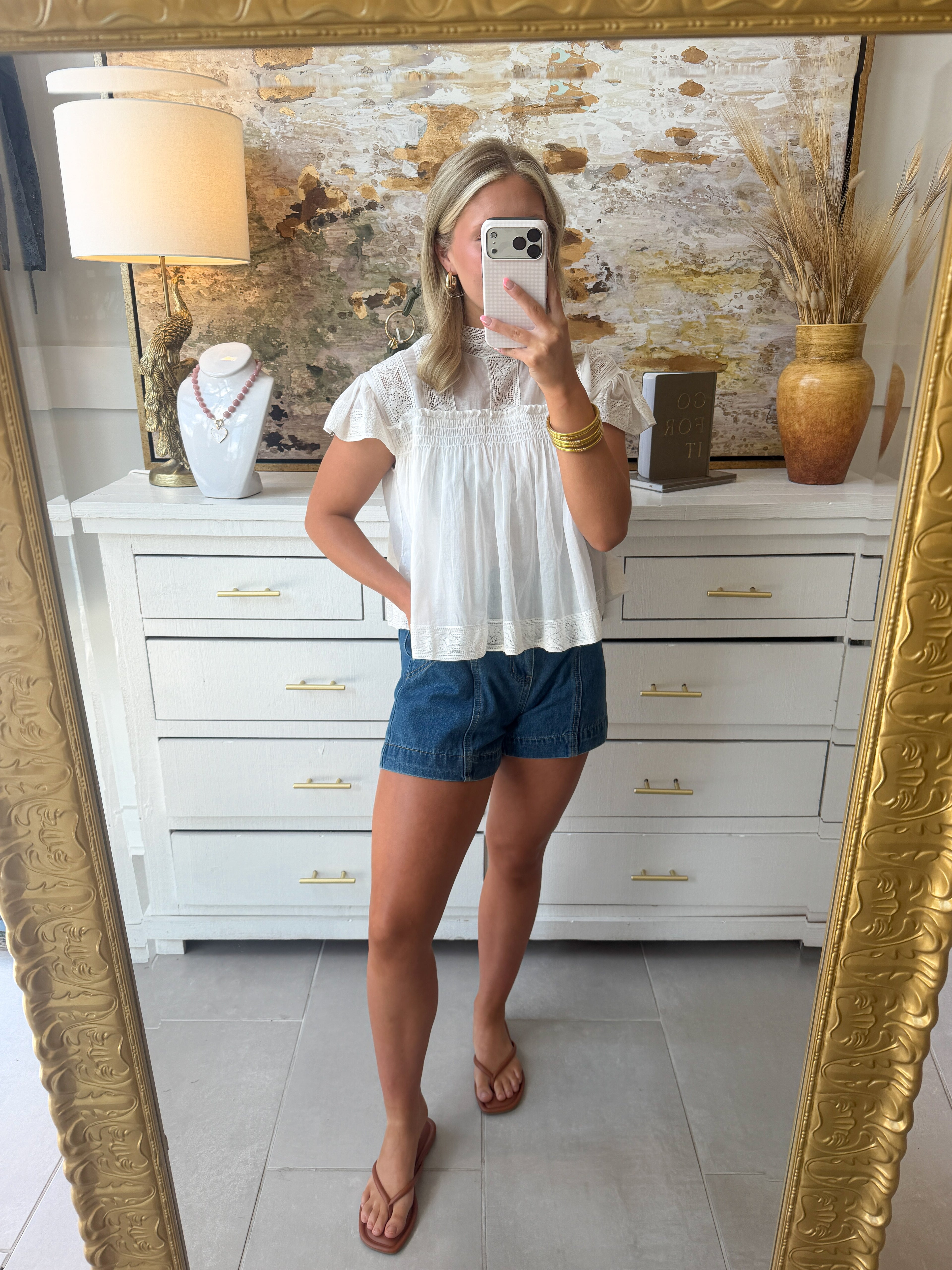 Breezy White Top