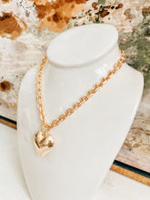 Load image into Gallery viewer, Heart On Fire Necklace
