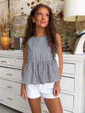 Gingham Garden Top