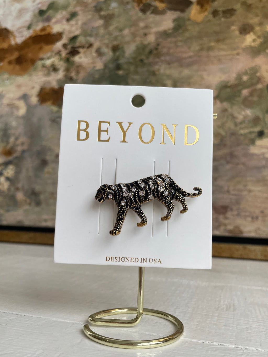 Wildlife Rhinestone Brooches