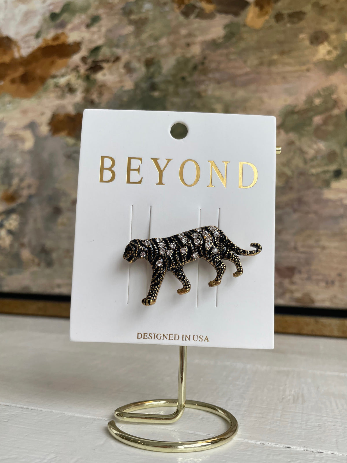 Wildlife Rhinestone Brooches