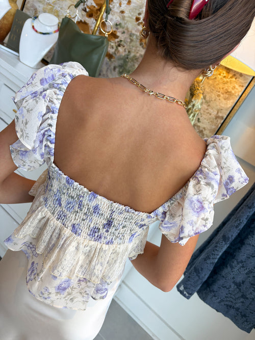 Butterfly Lace Blouse