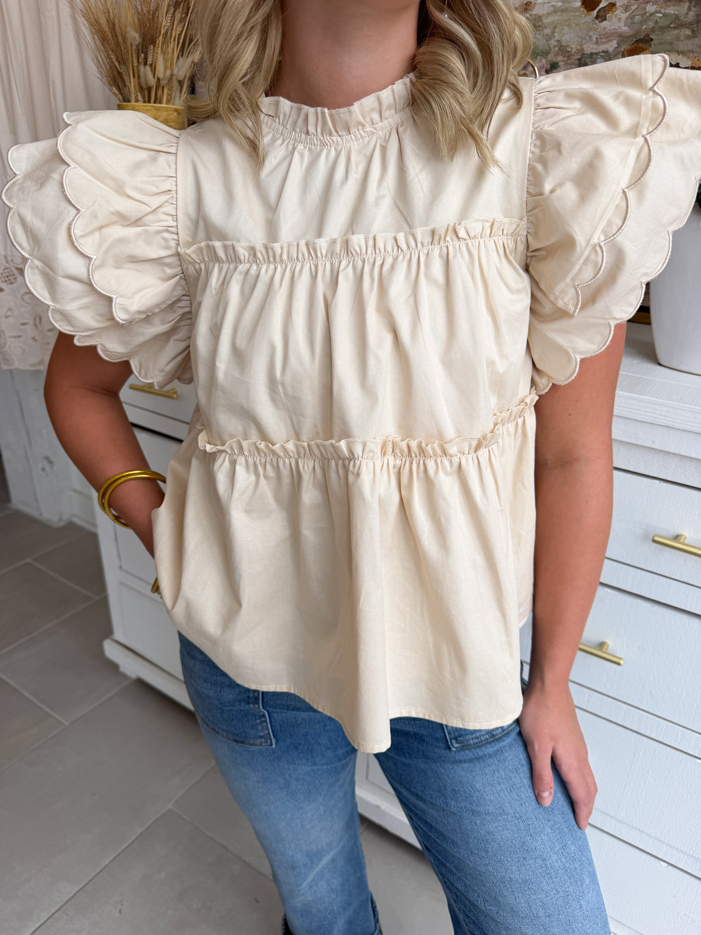 Ellery Flutter Top