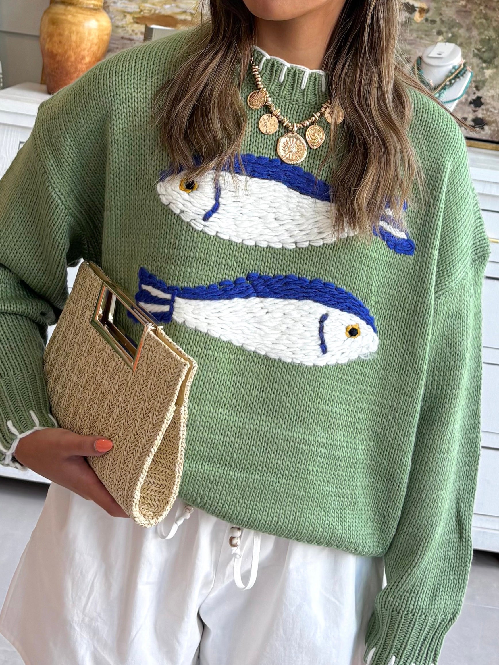 Mystical Pond Sweater