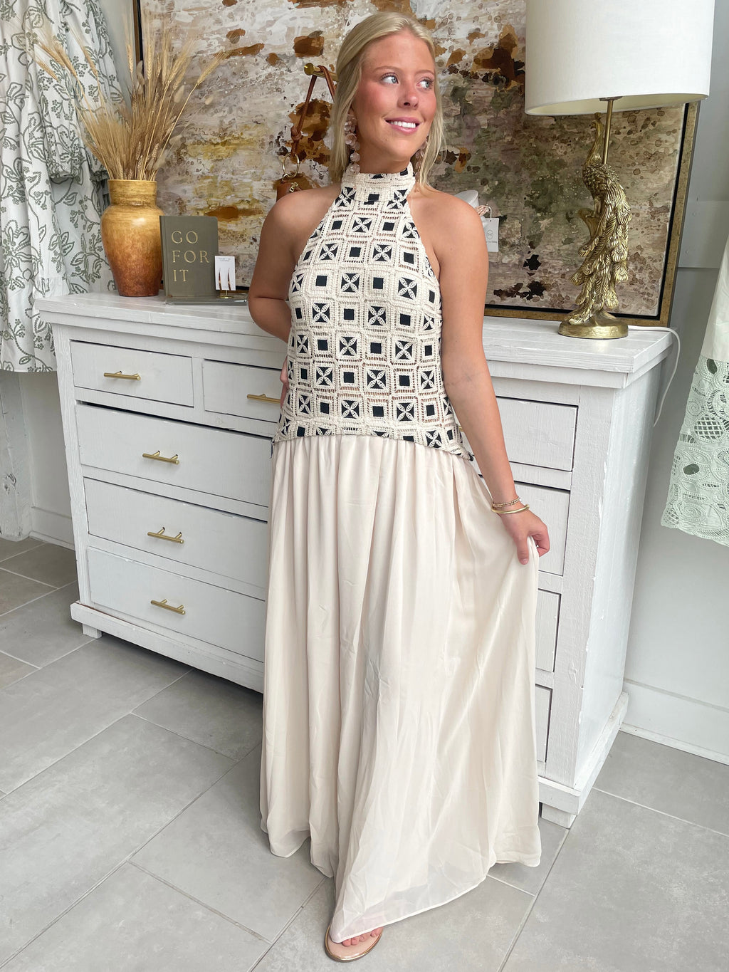 The Andrea Halter Dress