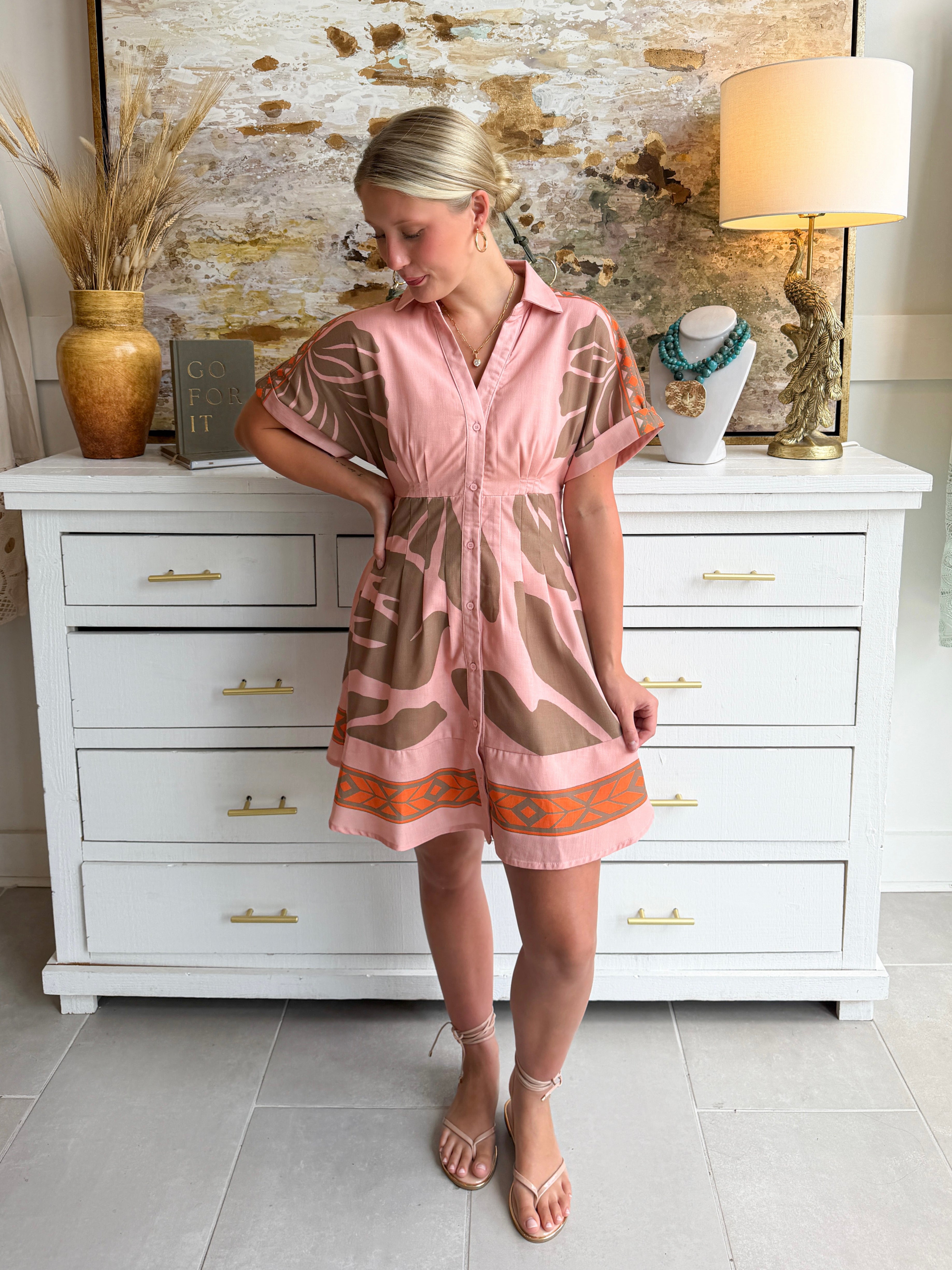 Palm Society Dress
