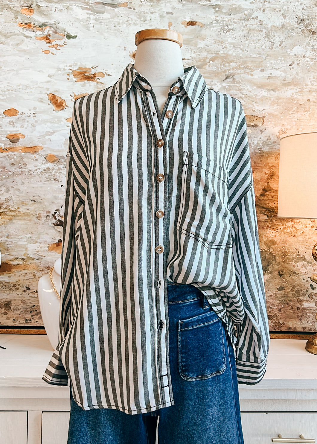Needing Change Button Up