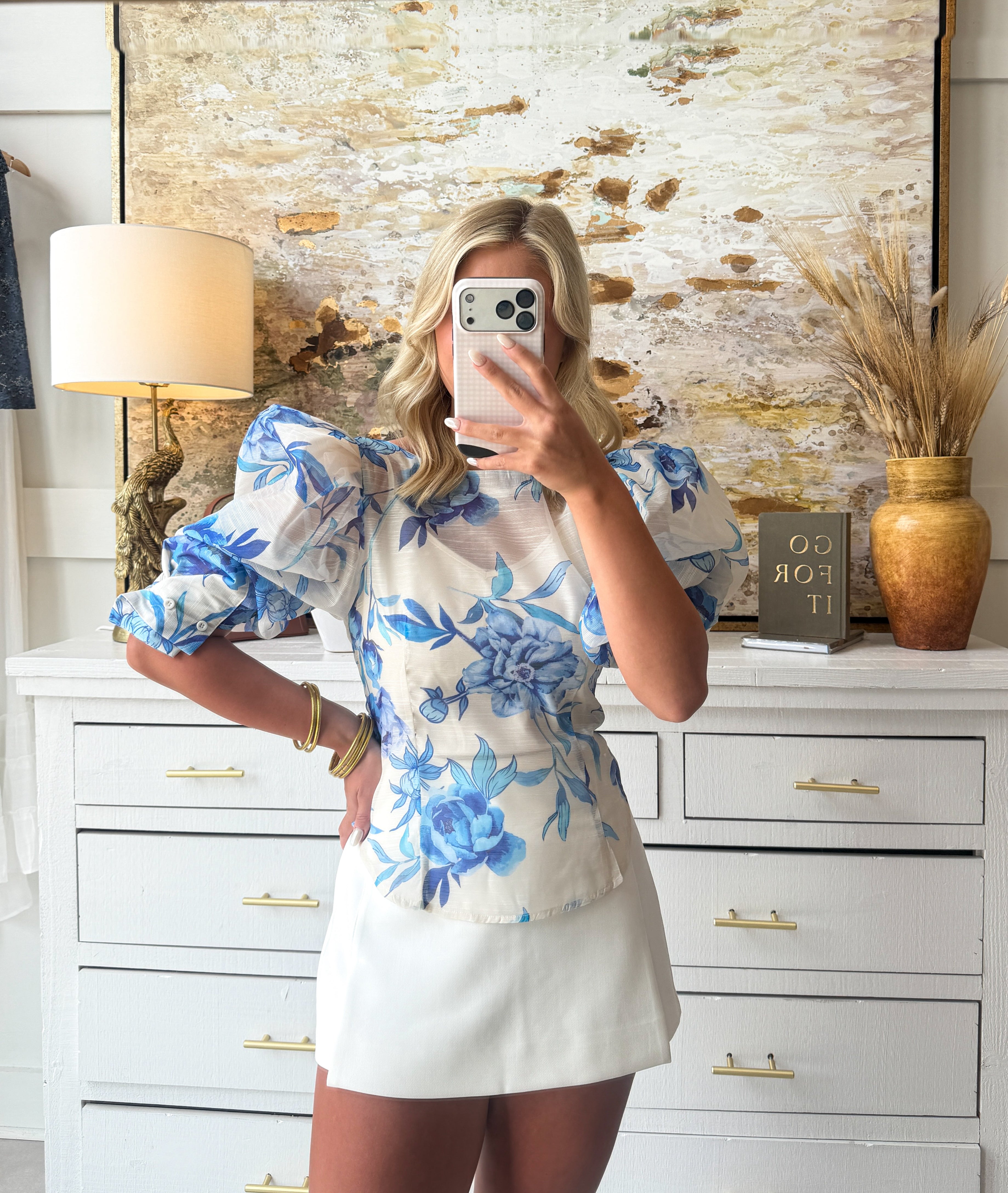 Capri Bloom Blouse