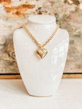 Load image into Gallery viewer, Heart On Fire Necklace
