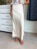Eliza Lace Silk Skirt