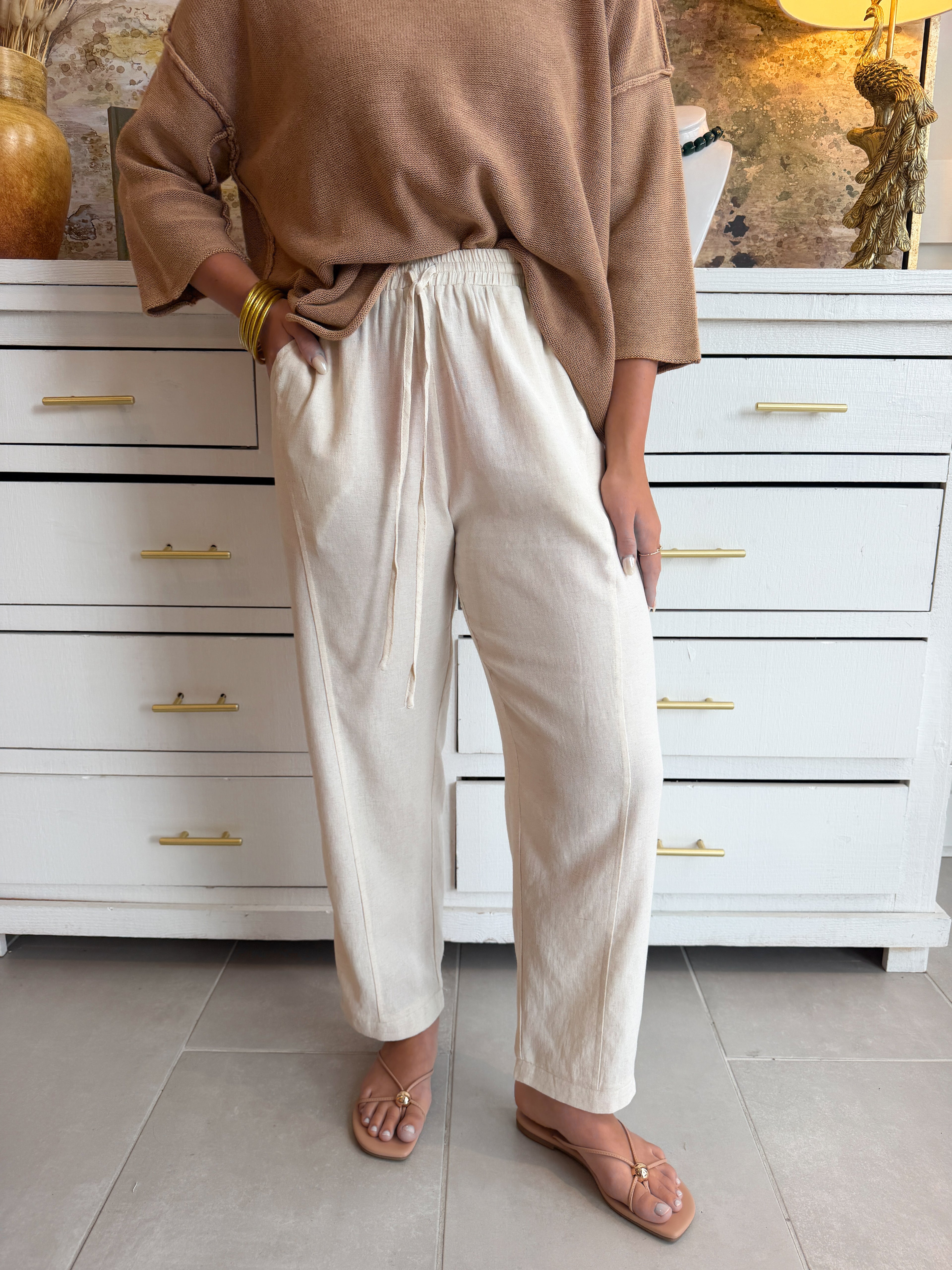The Lucca Linen Pants