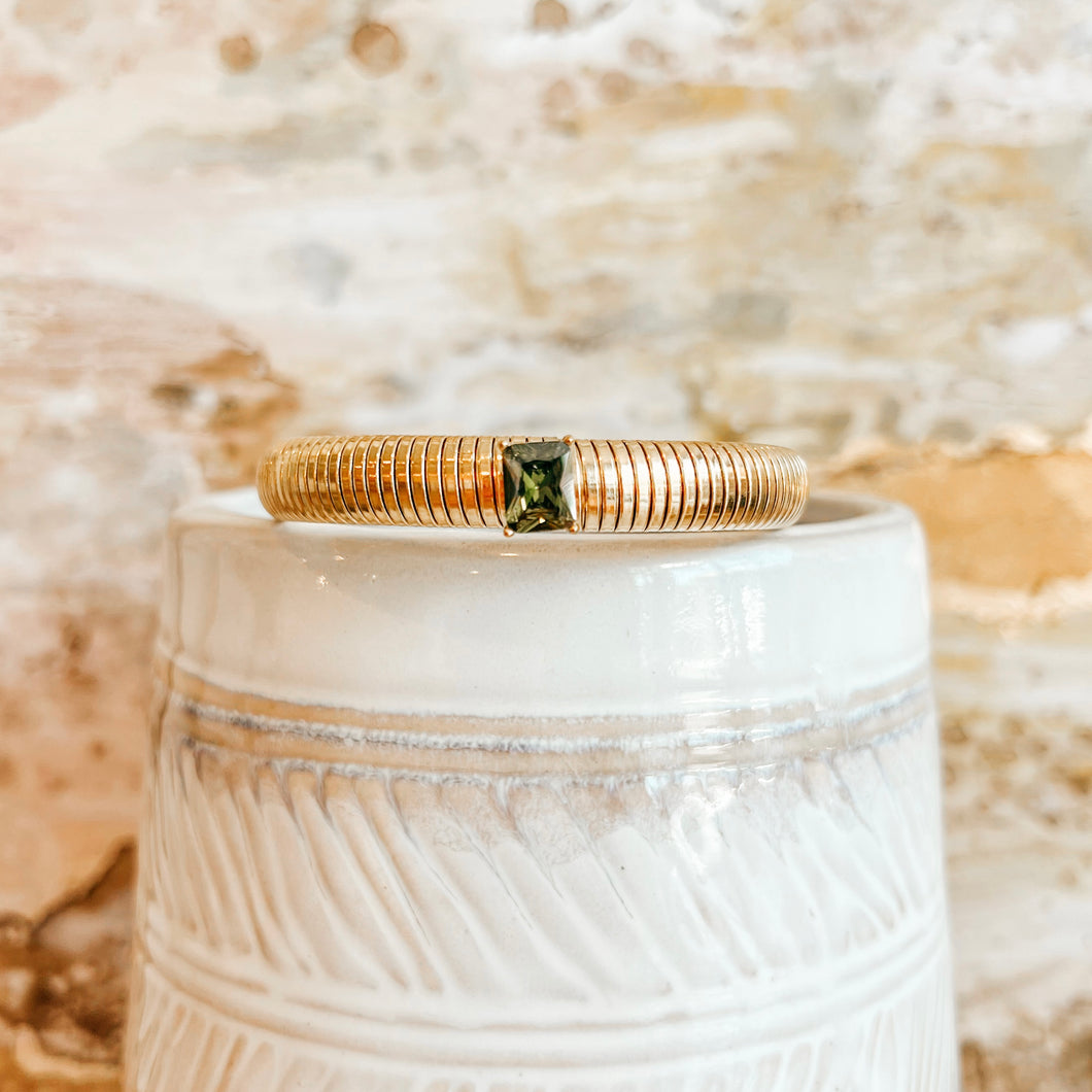 Singular Diamond Cobra Bracelet