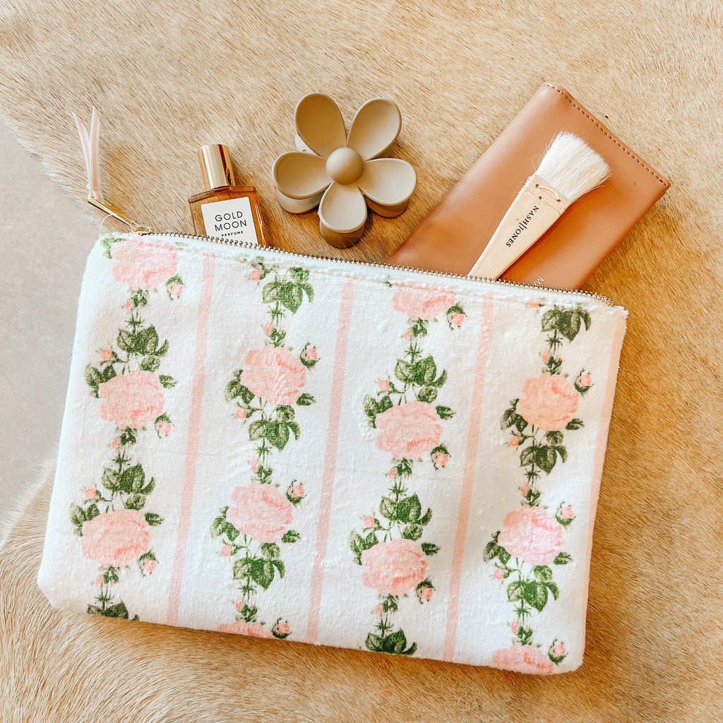 Floral Zip Pouch