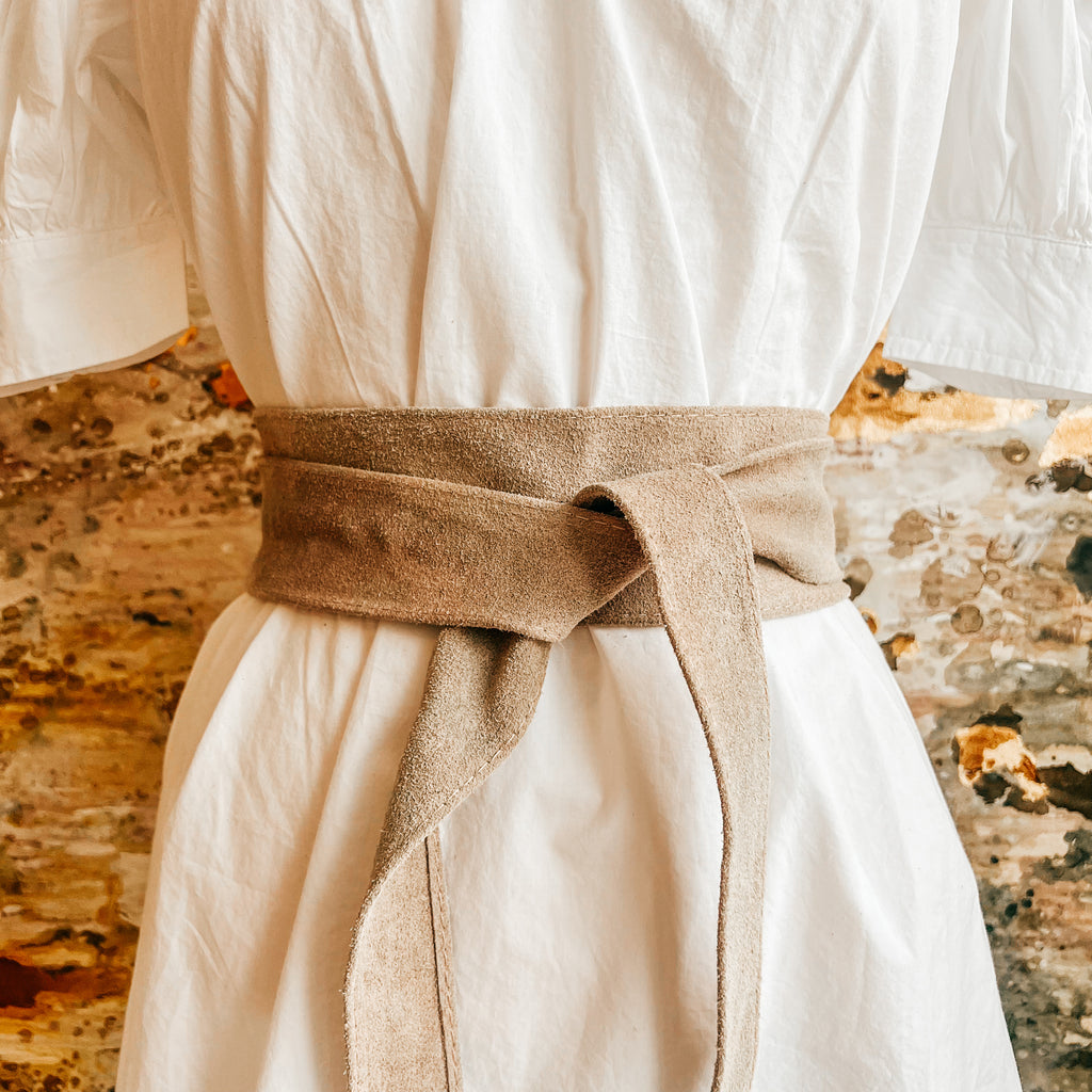 Suede Wrap Belt