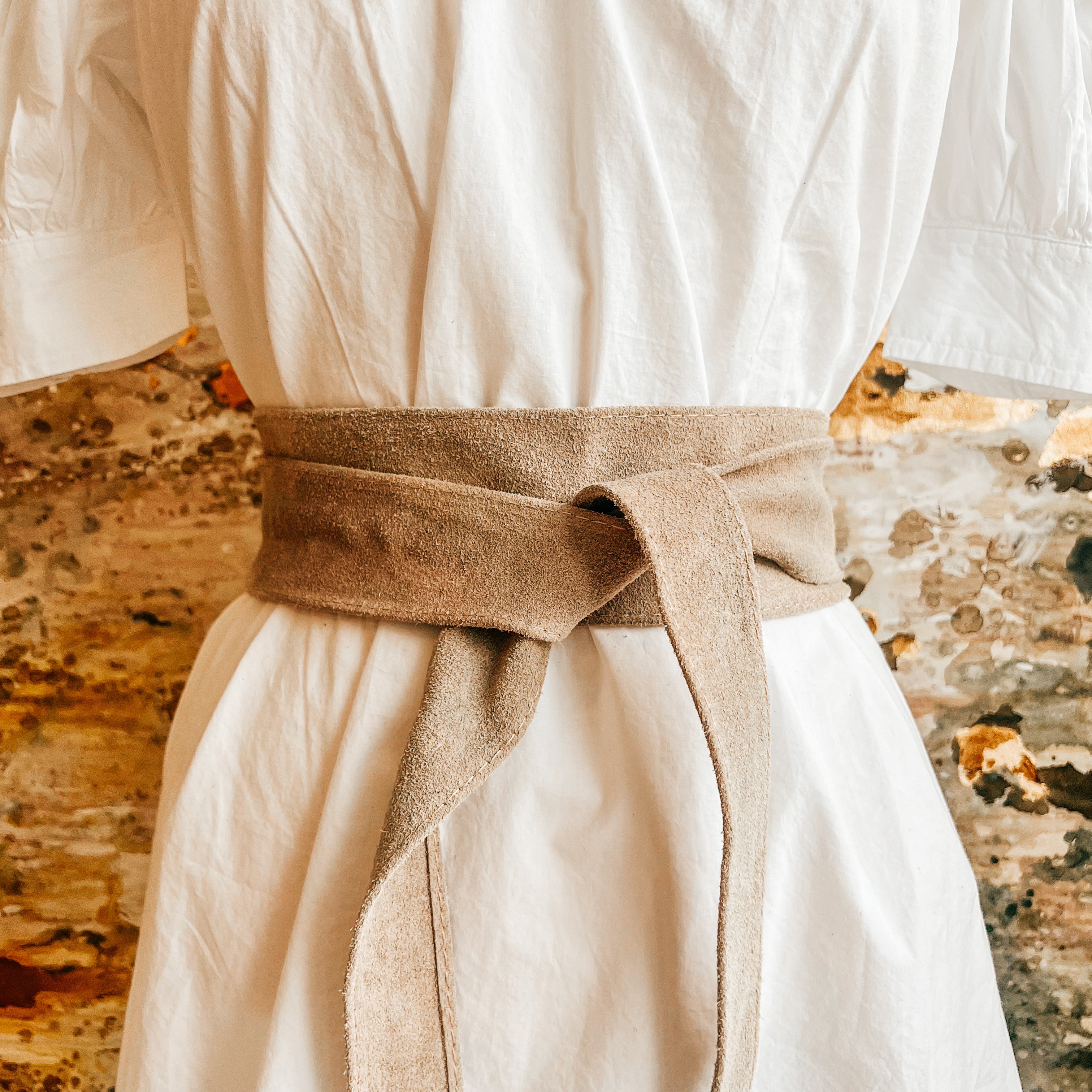 Suede Wrap Belt