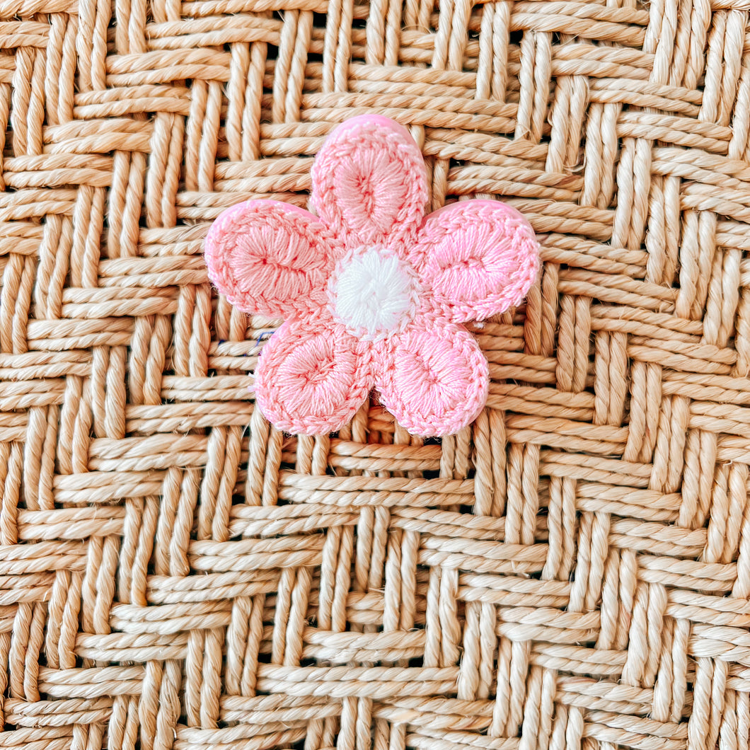 Cross Stitch Flower Clip