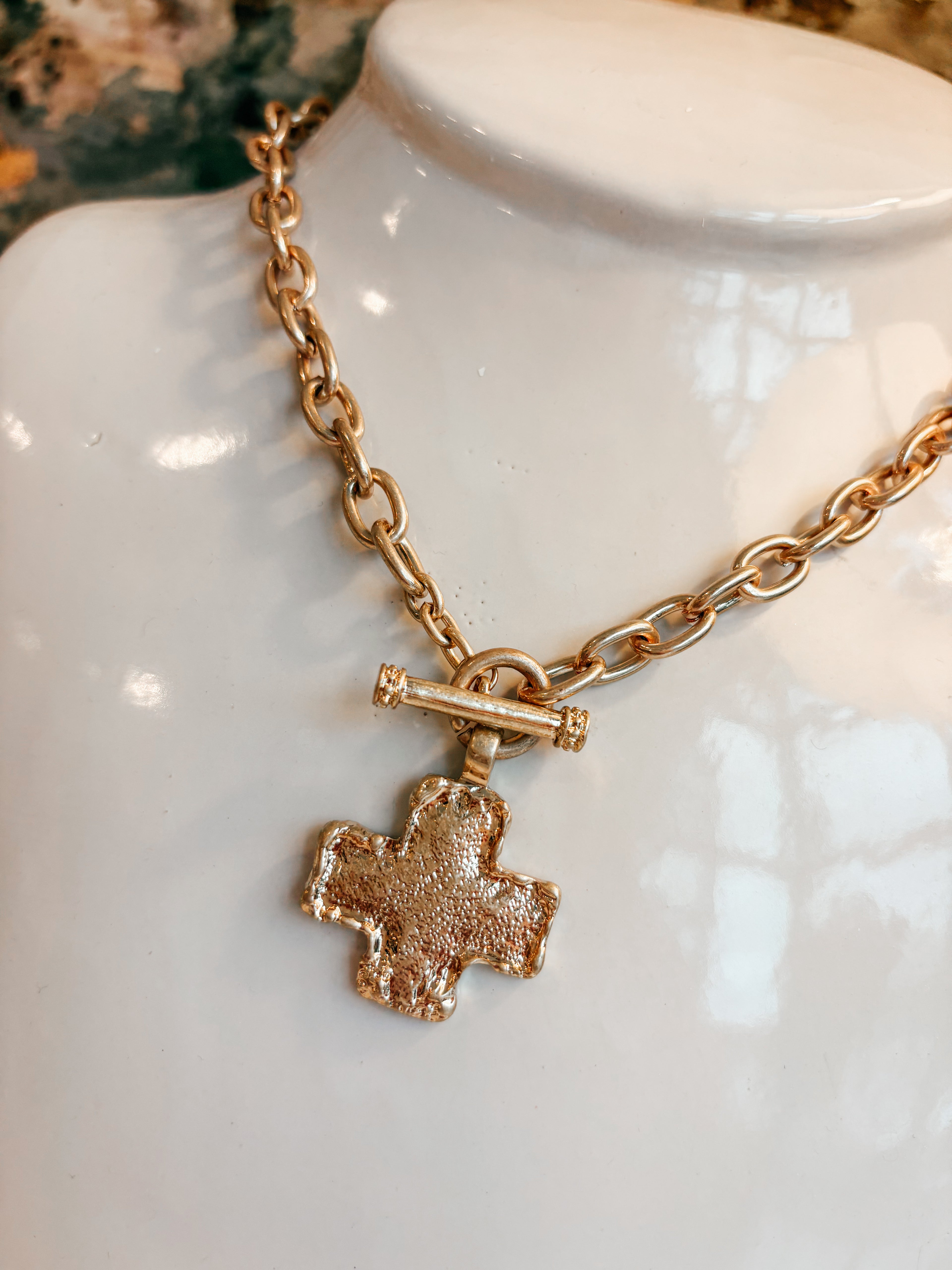 Easy Love Cross Necklace