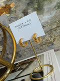 Pretty In Gold Earrings