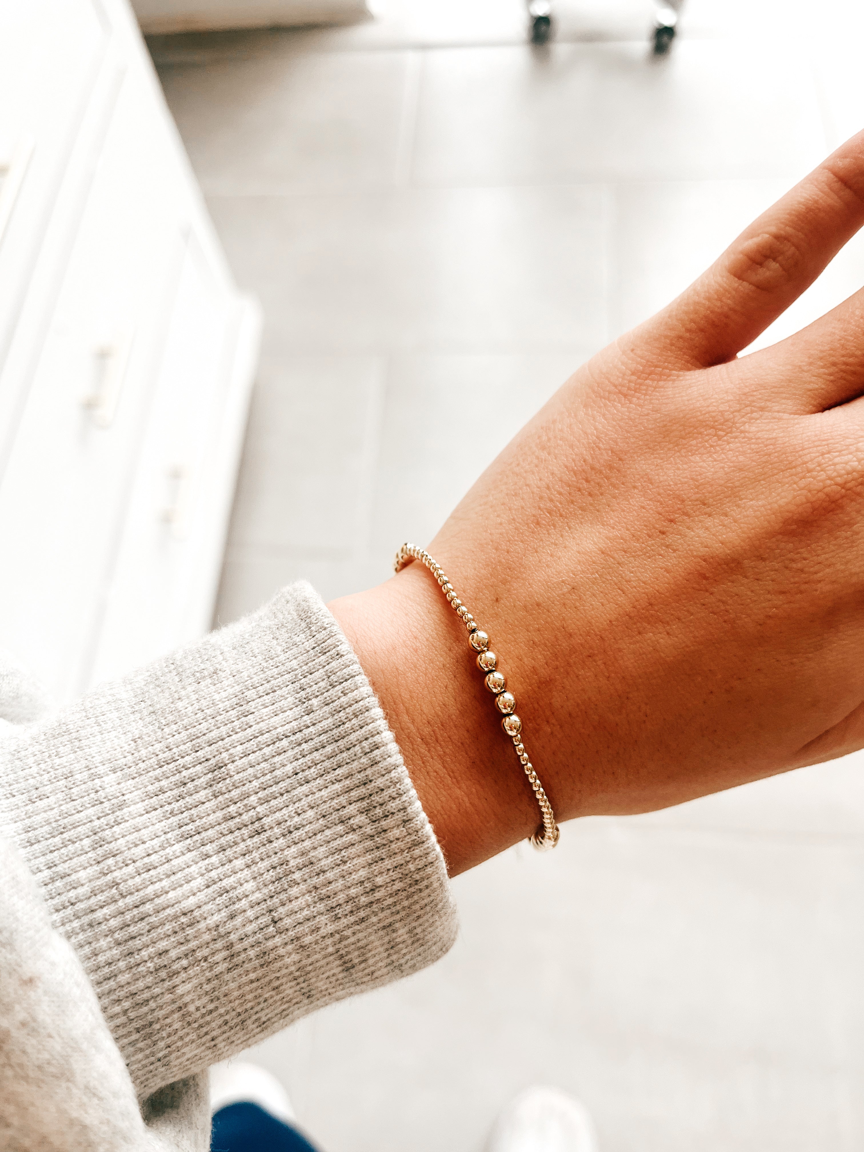 The Hamptons 2x4 14k Gold - Filled Beaded Bracelet