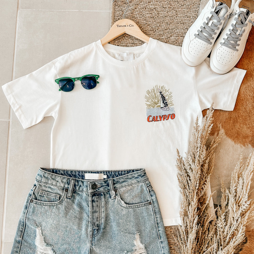 Calypso White Tee