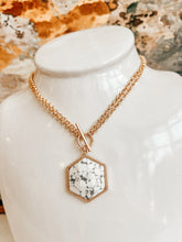 Load image into Gallery viewer, Reversible Beehive Gem Necklace
