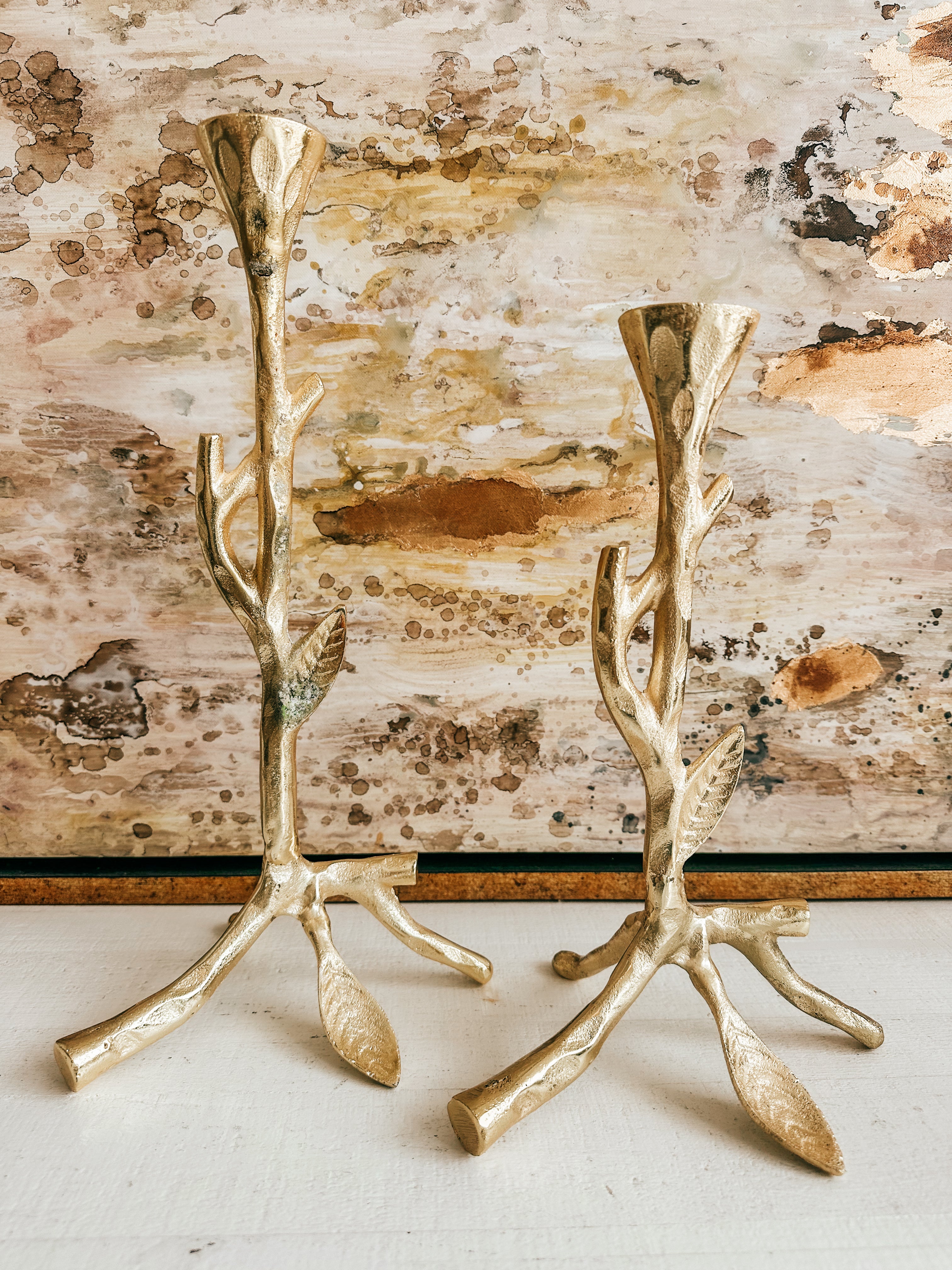 Branch Candlestick Holders