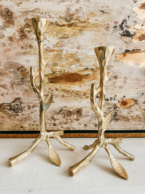 Branch Candlestick Holders