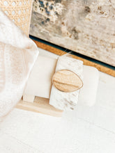 Load image into Gallery viewer, Jasper Stone Hide Cuff

