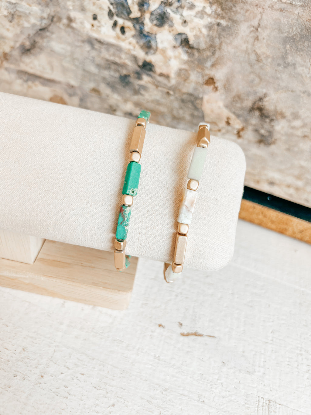 Stone Stackable Bracelet