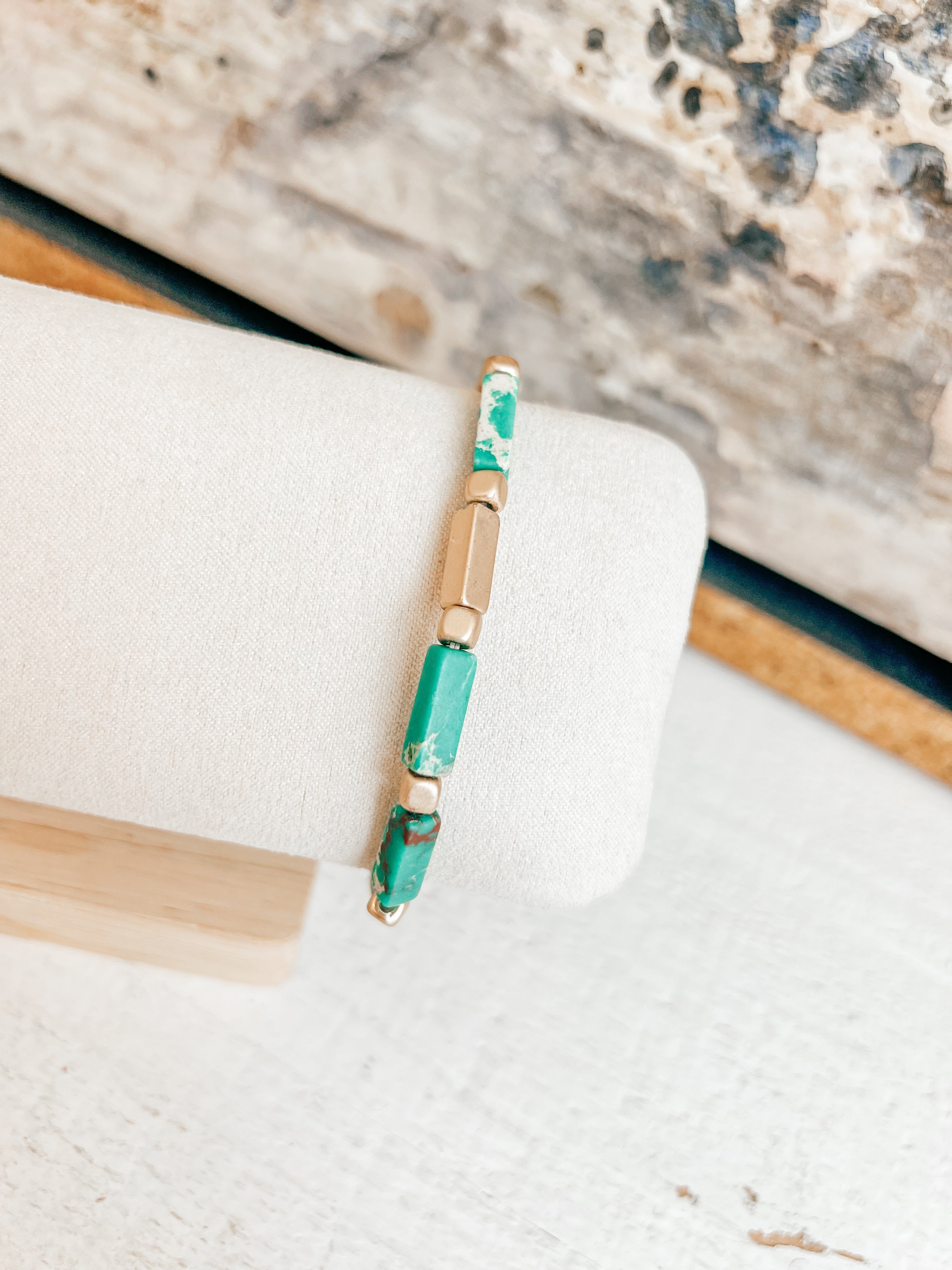 Stone Stackable Bracelet