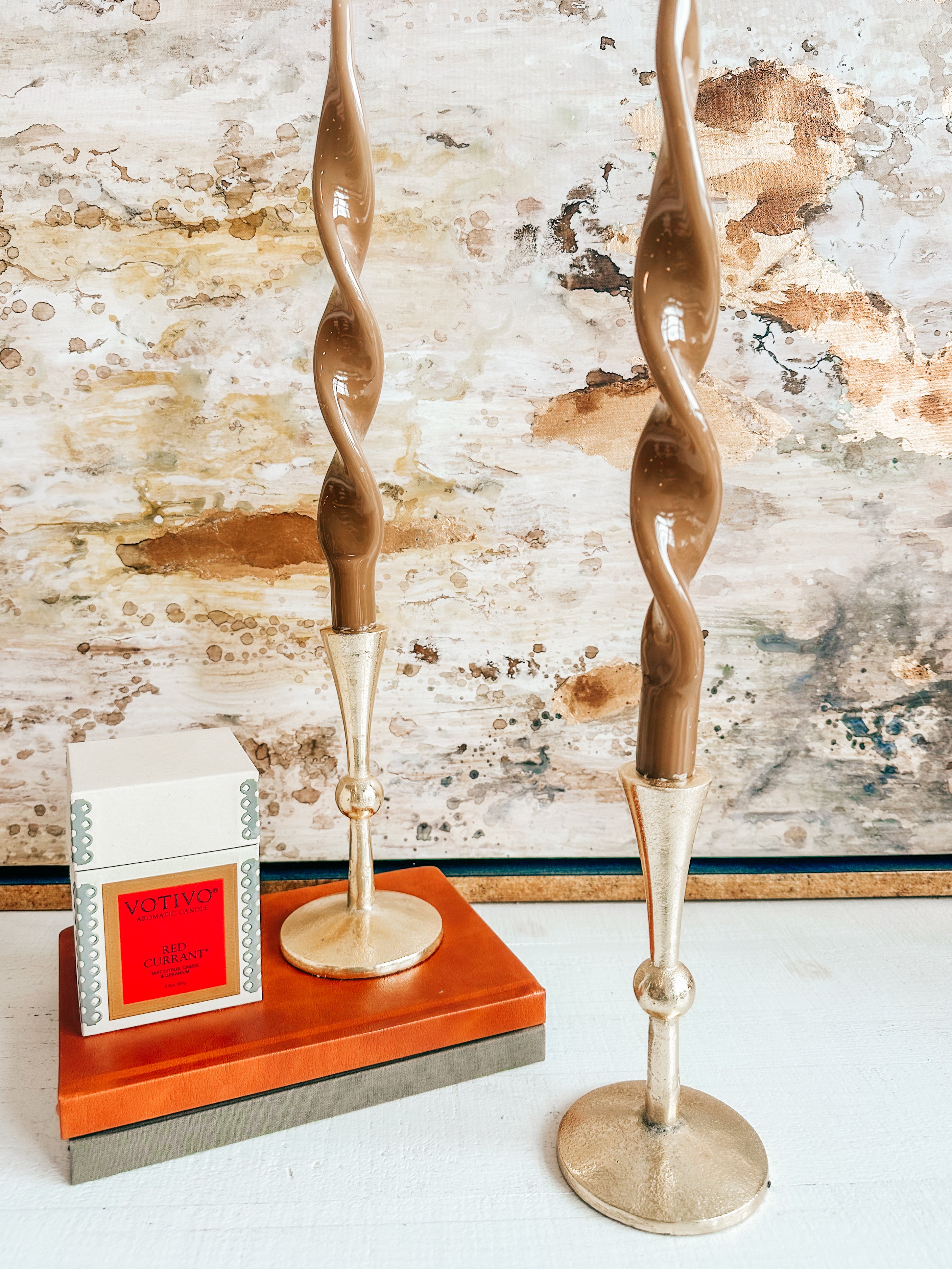 Flute Candlestick Holders