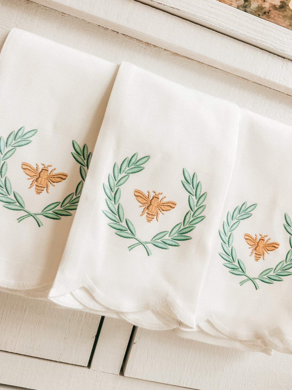 French Bee Tea Towel
