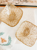 Textured Glass Dish
