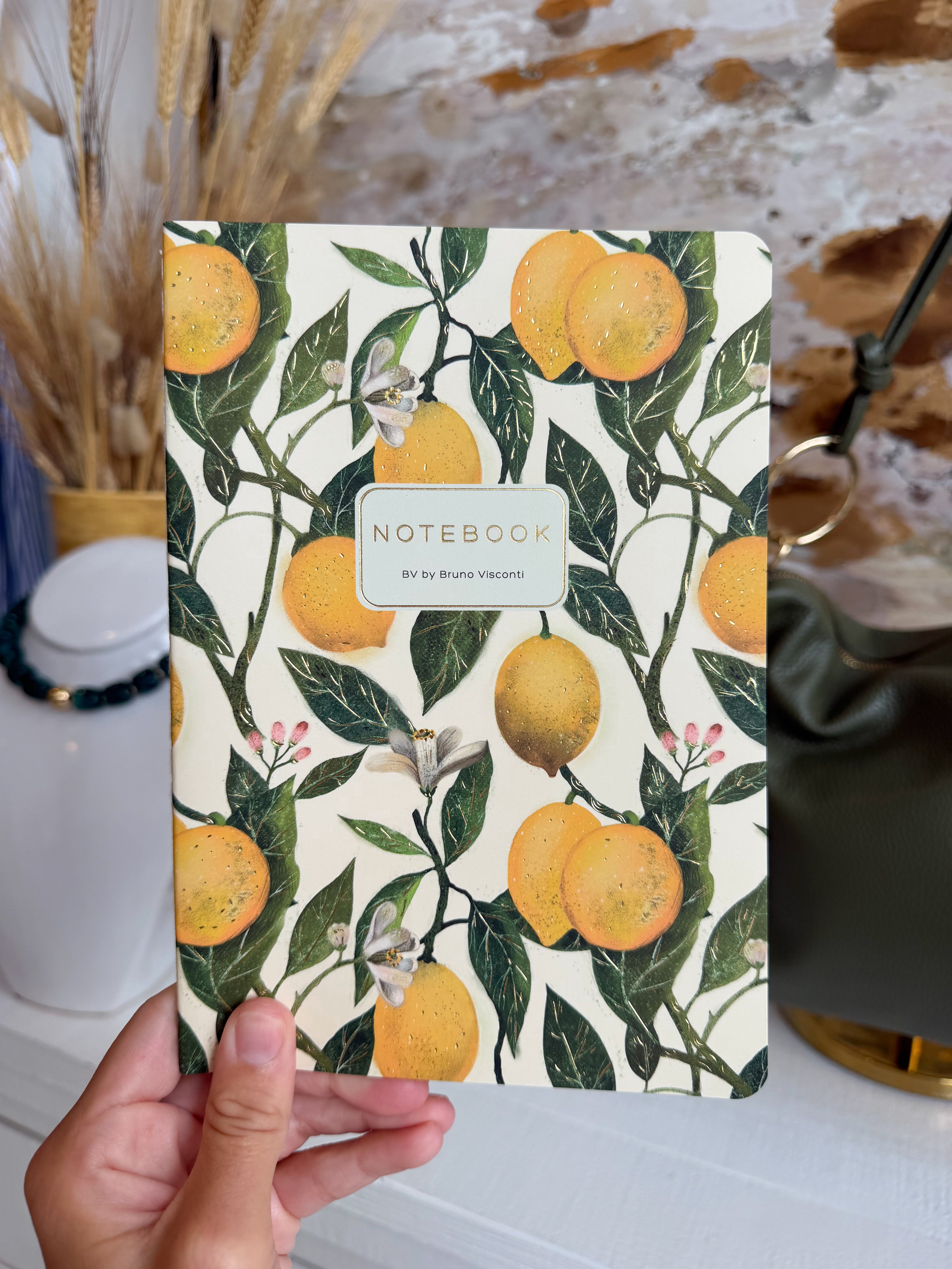 Lemon Blooms Notebook