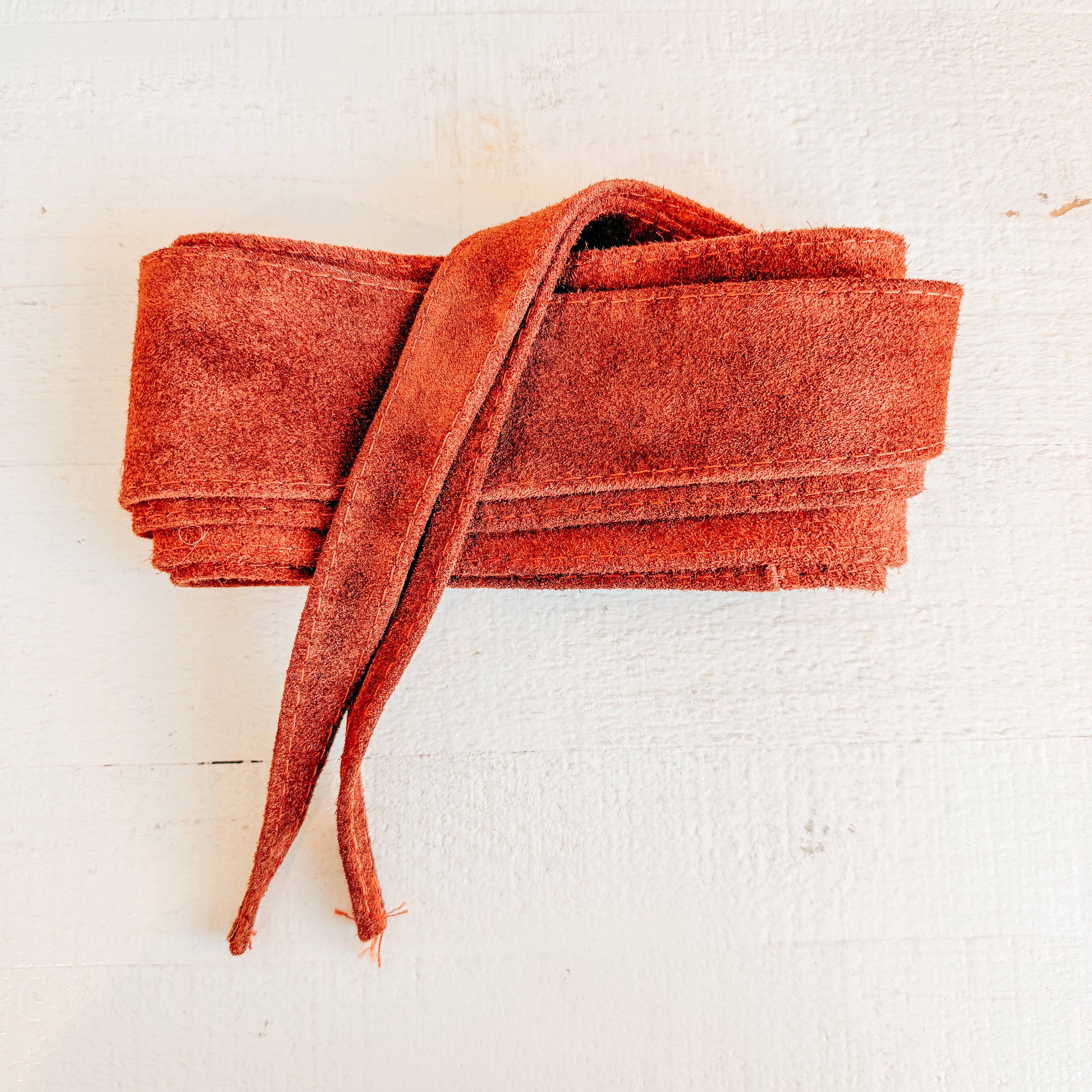 Suede Wrap Belt