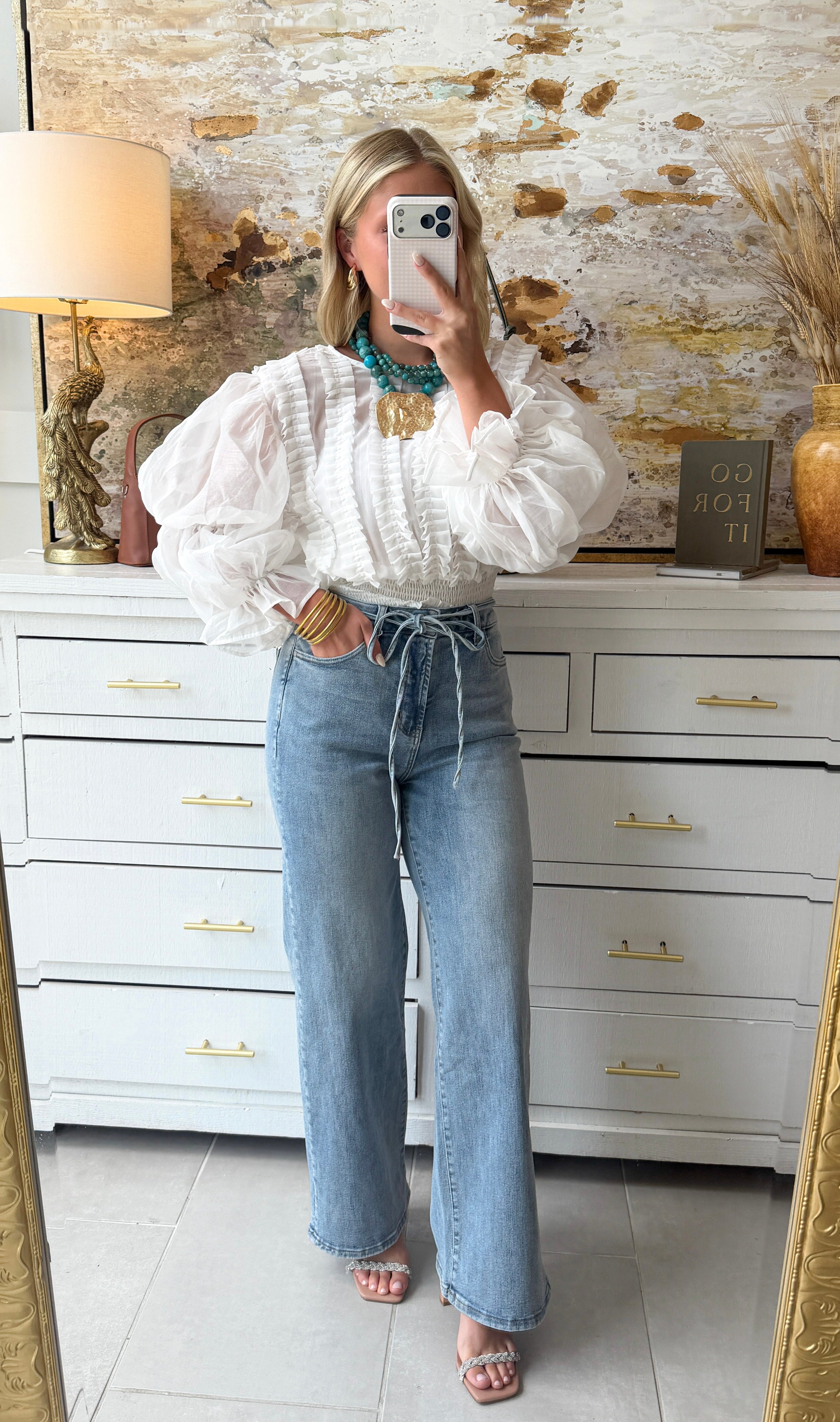 Aurelia Puff Top