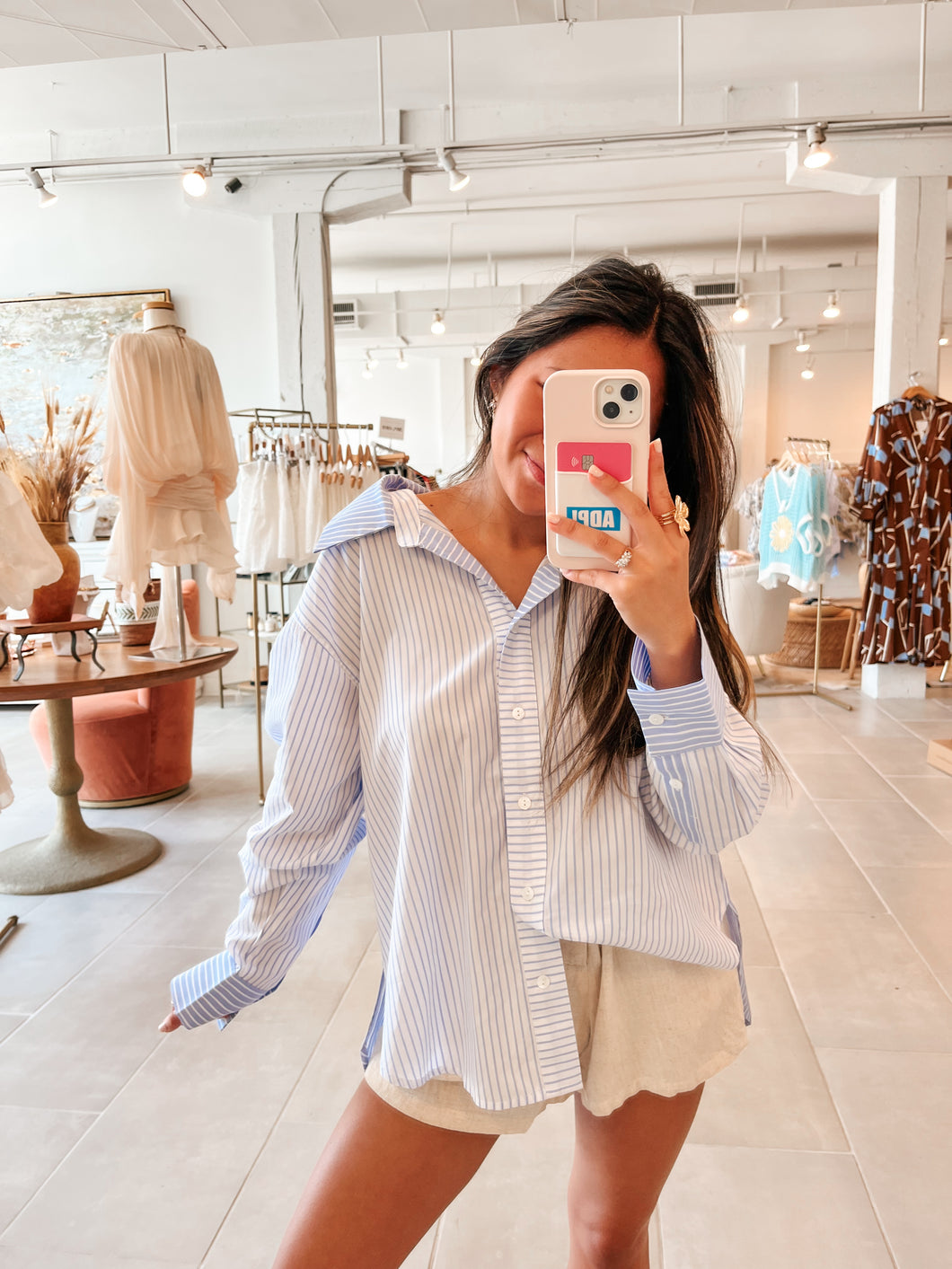 Blue Skies Button Down