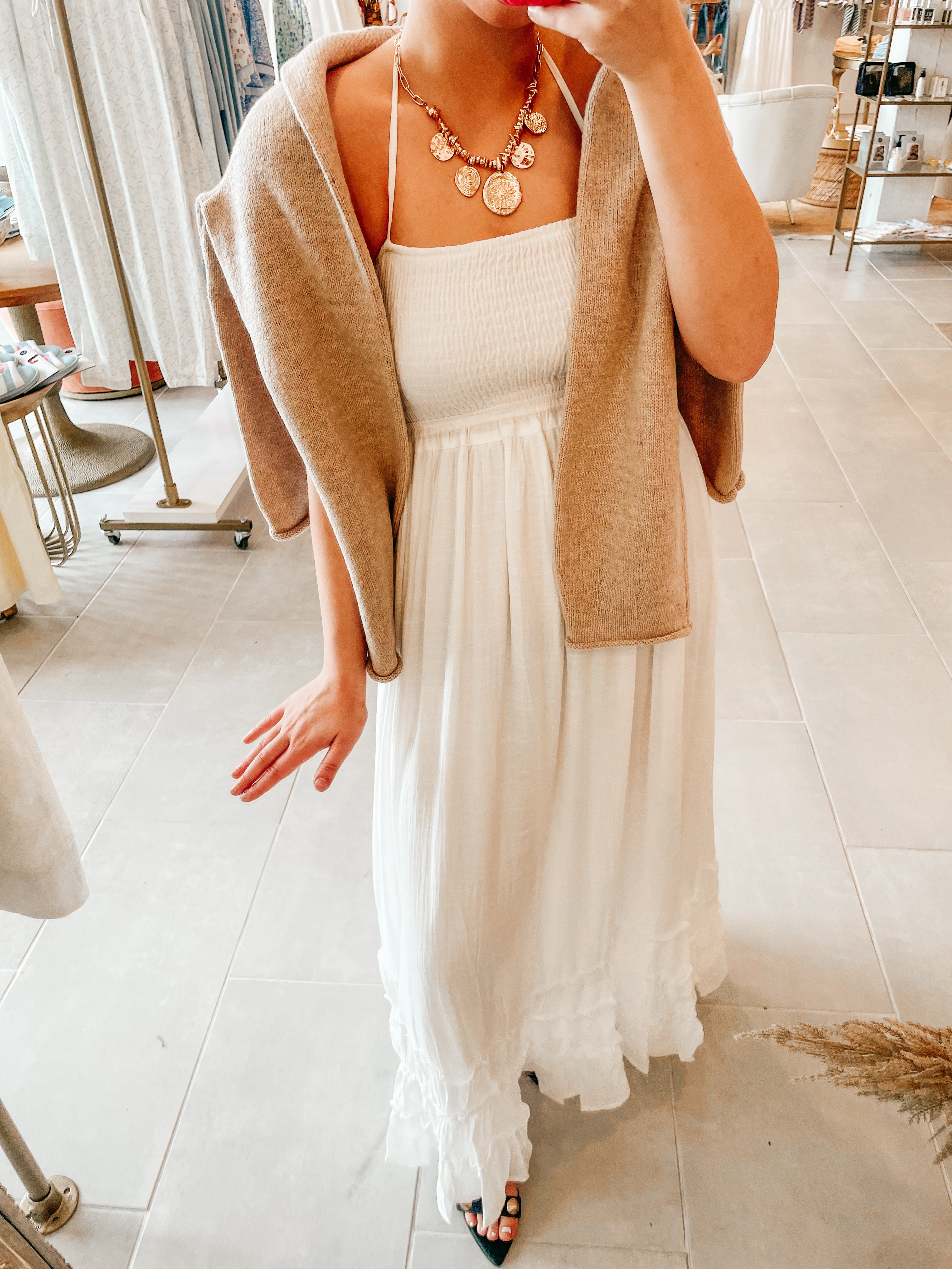 Bella White Dress