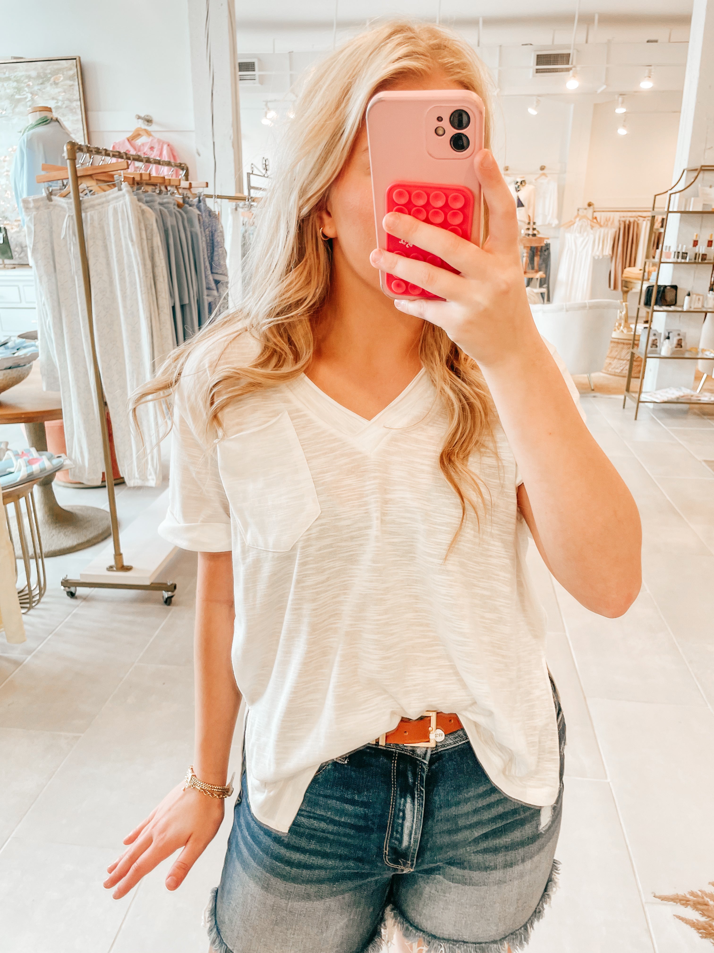 The Effortless V-Neck Tee