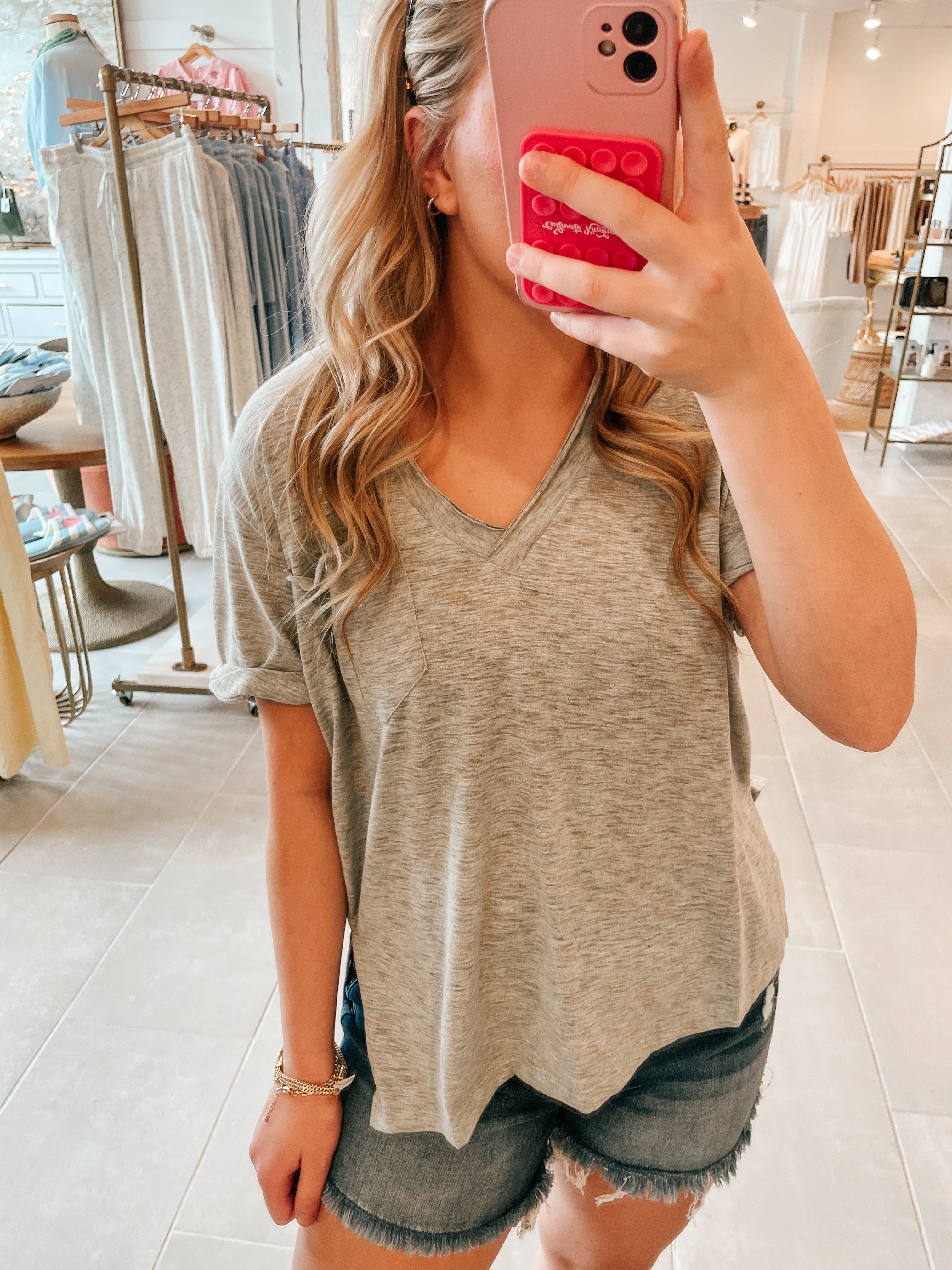 The Effortless V-Neck Tee