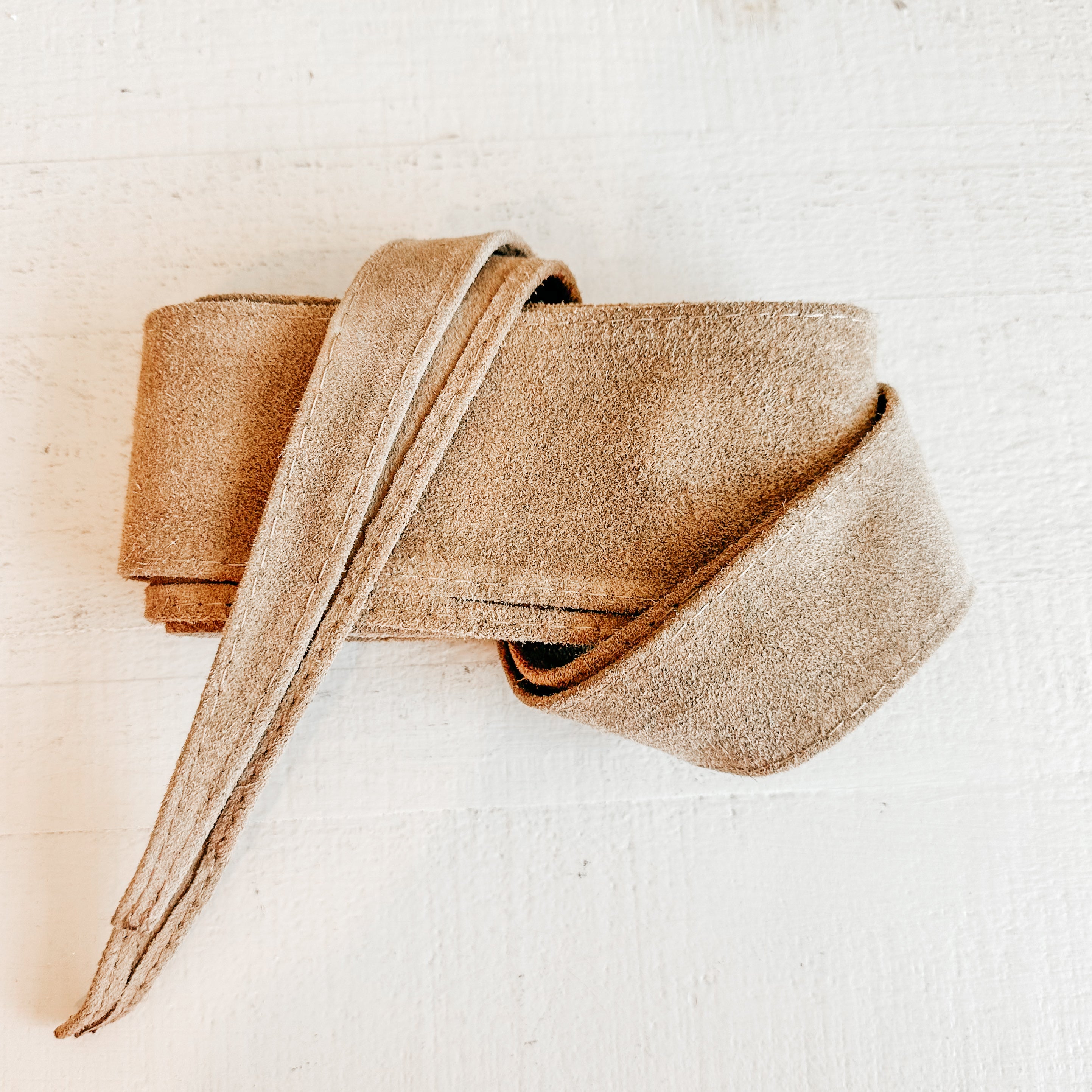 Suede Wrap Belt