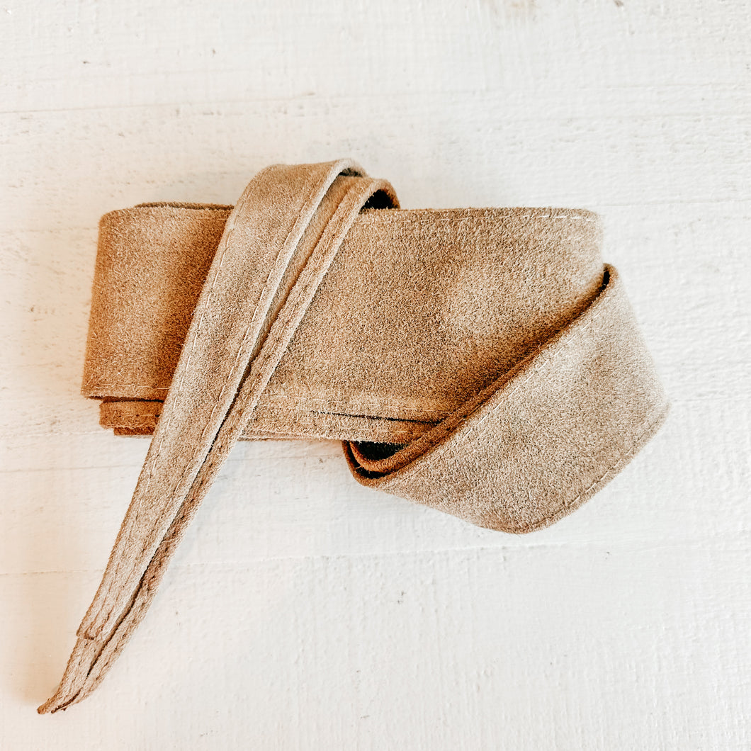 Suede Wrap Belt
