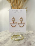 The Anchored Earrings