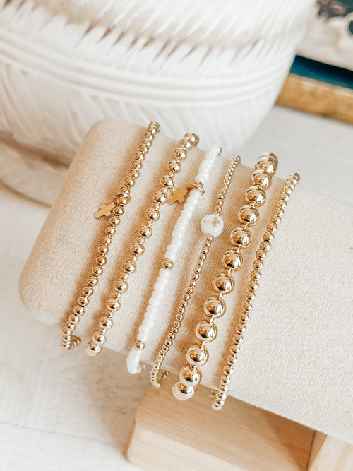 6/2/6mm Gold Filled Dimension Bracelet
