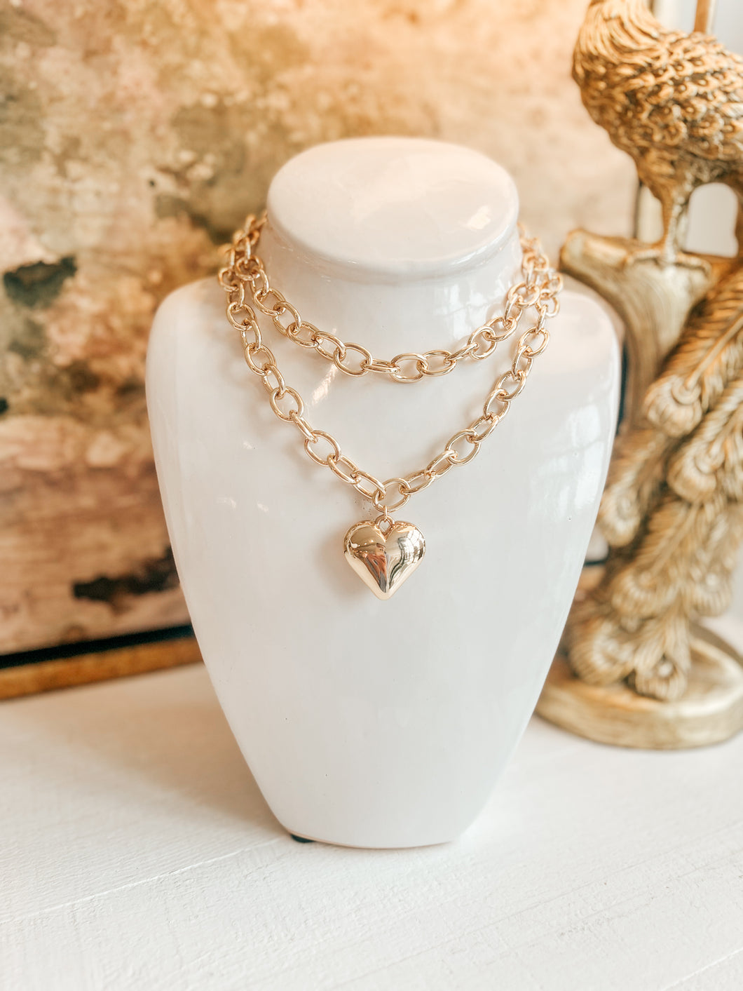 Troubled Heart Necklace