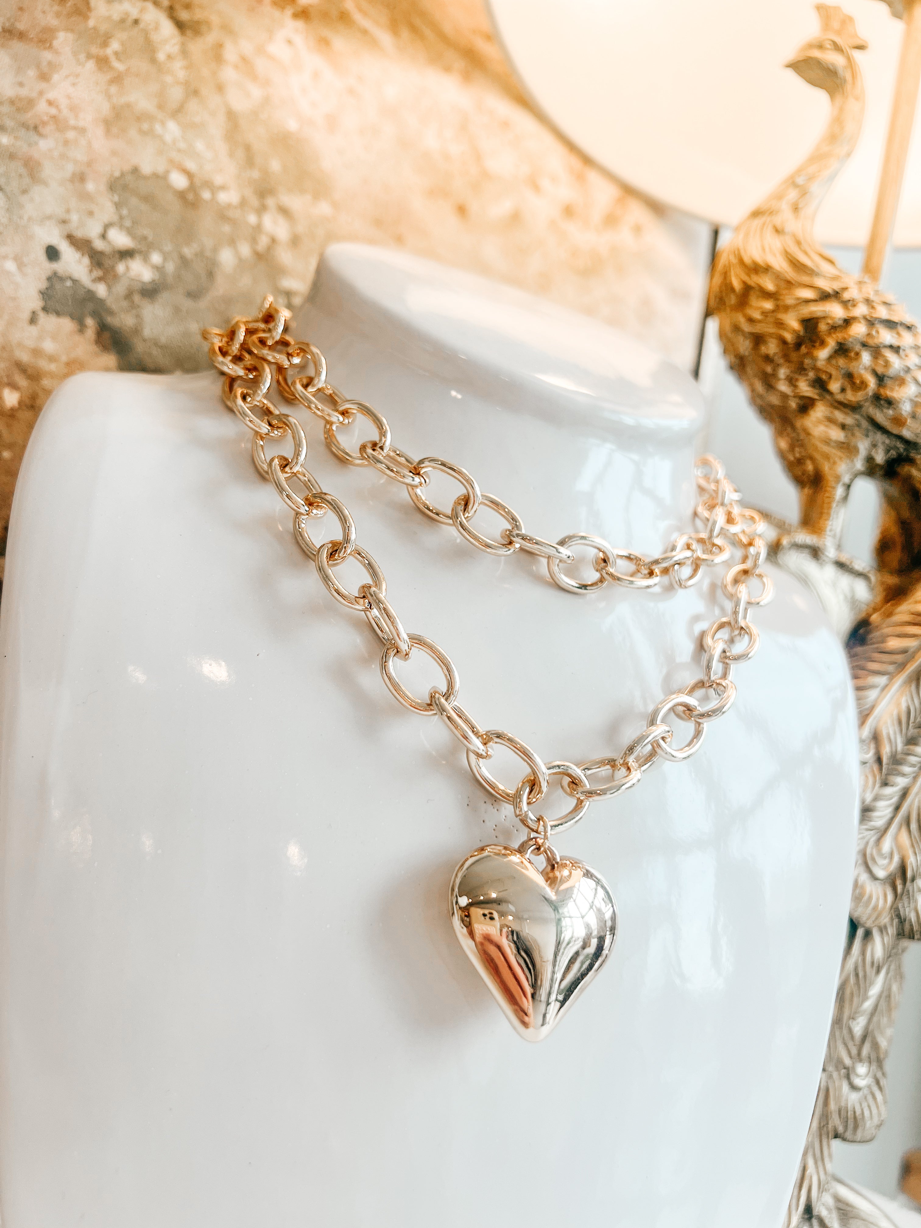 Troubled Heart Necklace