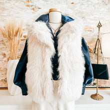 Load image into Gallery viewer, Catching Snowflakes Fur Vest
