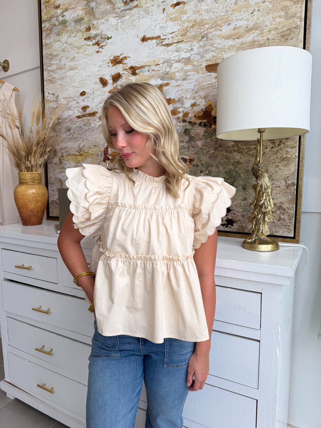 Ellery Flutter Top